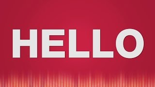 Hello SOUND EFFECT  Hello SOUNDS [upl. by Inaffyt]