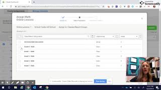 Assigning Online Lessons in iReady [upl. by Ridglea]
