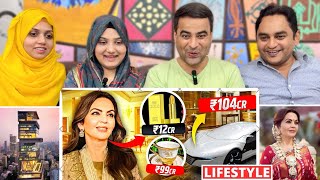 Nita Ambani Lifestyle  Husband Family Marriage Jewellery House Income Biography  Reaction [upl. by Annam596]