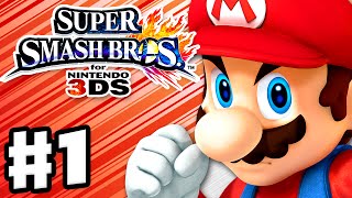 Super Smash Bros 3DS  Gameplay Walkthrough Part 1  Mario Nintendo 3DS Gameplay [upl. by Madai]