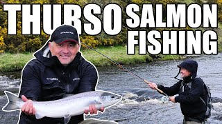 Salmon Fishing On The River Thurso Scotland with Ian Gordon [upl. by Ramu]