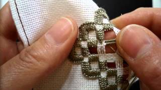 Hardanger Embroidery Lesson 9 Woven Bars [upl. by Hollie]