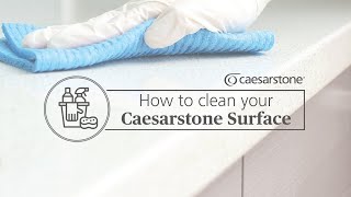 How to Clean Your Caesarstone [upl. by Madelena]