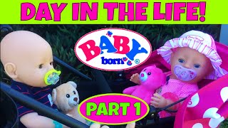 🌸 Baby Born Twins Day In The Life of Emma amp Ethan Part 1 🏖 Kids amp Baby Annabell at Playground [upl. by Brenner]