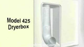 The Dryerbox  Recessed Dryer Vent Box [upl. by Orferd156]