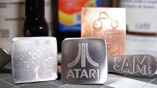 How To Etch Stainless Steel And Copper DIY Etchant Plus Alternative to PressNPeel [upl. by Vargas]