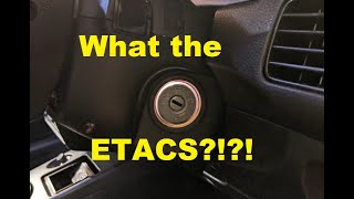 Fixing the ETACS ecu [upl. by Tigram]