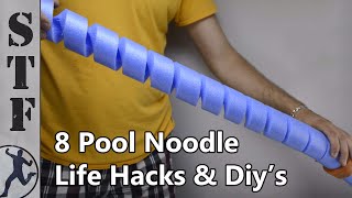 8 Pool Noodle Life Hacks amp Diys [upl. by Annaek895]