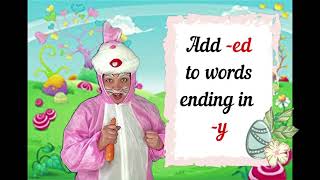 Spelling Unit 12  Adding ed to words ending in y [upl. by Resaec]