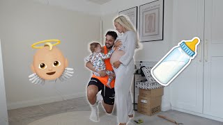 STARTING OUR BABYS NURSERY Nesting amp Organising Vlog [upl. by Etnohc]