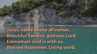 Jesus Name Above All Names with lyrics for congregations [upl. by Atikahc]