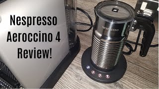 Nespresso Aeroccino 4 Milk Frother Review  Worth upgrading from the Aeroccino 3 [upl. by Kannav]