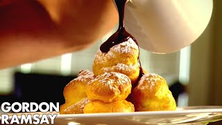 Perfect Chocolate Profiteroles  Gordon Ramsay [upl. by Beichner]