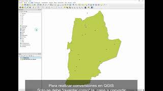 CONVERSIÓN WGS84 GEOD A WGS84 UTM EN QGIS [upl. by Dagny]