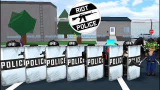 HUGE Riot Police Team  Prison Life 202 ROBLOX [upl. by Esenwahs]