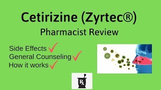 Cetirizine Zyrtec  Cetirizine Side Effects How it Works General Counseling [upl. by Sivlek260]