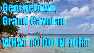 Walking to 7 Mile Beach in Grand Cayman What to Do on Your Day in Port [upl. by Ariadne]