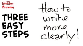 Improve your handwriting right now  three easy steps [upl. by Ernestine]