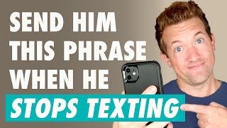 He Stopped Texting Now What [upl. by Alrats]