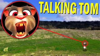 Drone Catches CREEPY TALKING TOM IN REAL LIFE TALKING TOM CAME AFTER US [upl. by Mot]