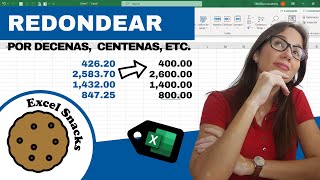 Aprende a redondear por Decenas Centenas etc en EXCEL [upl. by Milurd]