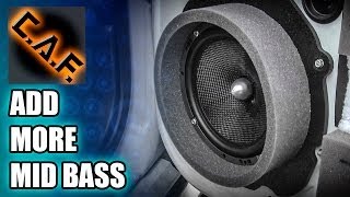 How to Add Mid Bass  Build Custom Speaker Adapters CarAudioFabrication [upl. by Marla]