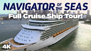 Navigator of the Seas Full Cruise Ship Tour Amplified [upl. by Aynotahs]