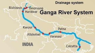 The Ganga River system Physical Geography of India [upl. by Carbone]