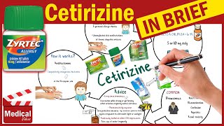 Cetirizine  Zyrtec 10 mg What is Cetirizine Used For Dosage Side Effects amp Precautions [upl. by Aday]