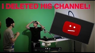 I DELETED JAYSTATIONS YOUTUBE CHANNEL PRANK HE FREAKED OUT [upl. by Giavani503]