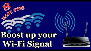 How to Boost up WiFi Signal 8 Simple Tips [upl. by Jim]