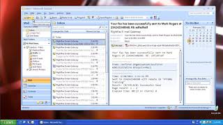 How to Send A Fax From Microsoft Outlook RightFax [upl. by Madonia]