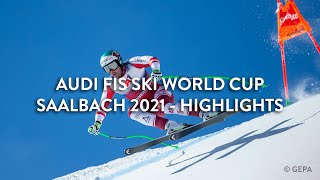 AUDI FIS Ski World Cup Saalbach 2021  Highlights [upl. by Gnex]