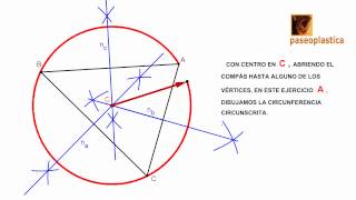 Circuncentro y circunferencia circunscrita [upl. by Atenaz]