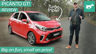 Kia Picanto GT 2020 review – hilarious hot hatch [upl. by Atilem]