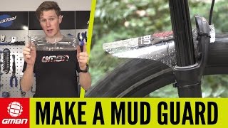 How To Make A Mudguard For Your Mountain Bike  MTB Maintenance [upl. by Wye]