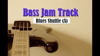 Blues Bass Backing Jam Track A [upl. by Tavish582]