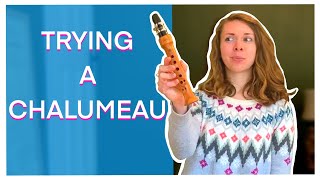 Recorder Player Tries to Play A Chalumeau [upl. by Flan]