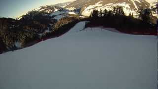 Selva Val Gardena HD Saslong Downhill Course [upl. by Annairdna]