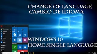 💻 WINDOWS 10 HOME SINGLE LANGUAGE OS CAMBIANDO IDIOMA TUTORIAL  CODE WORLD [upl. by Burl]