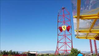 Rollback launch in Port Aventura Ferrari Land Salou Spain [upl. by Strage]