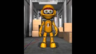 Talking Roby the Robot Phineas and Ferb Theme Song [upl. by Ynnep]