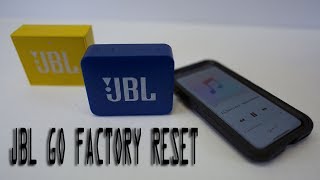 Howto RESET JBL GO and GO2 [upl. by Bebe102]