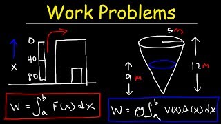 Work Problems  Calculus [upl. by Sandstrom495]