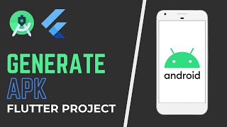 How to generate APK file in Flutter  Android Studio  LATEST  2021 [upl. by Clotilda]