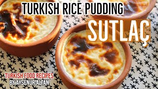 How To Make Sutlac  Turkish Rice Pudding [upl. by Yrovi]