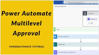 Create Multilevel Approval Flow Using Power Automate [upl. by Greer499]