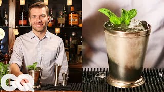 How To Make A Classic Mint Julep  GQ [upl. by Fontana]