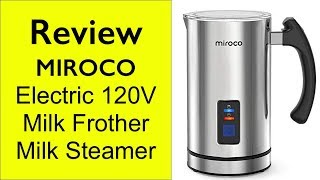 Review Miroco Milk Frother  How to make froth milk at home [upl. by Jeane14]