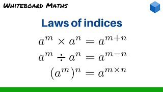 Laws of indices part 1 [upl. by Acirederf]